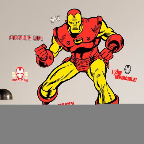 Stickers Géant Iron Man Comics Marvel (1/4)
