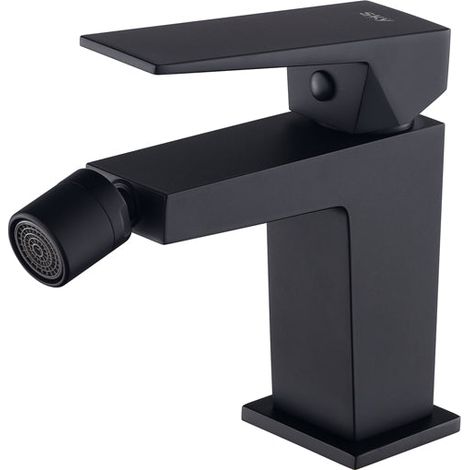 SKY BATH CDI005-2NG INFINITE Grifo Monomando Bidé Negro Mate - ref: CDI005-2NG