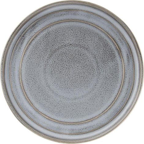Assiettes Plates Rondes Cavolo Anthracite 220mm (Lot de 4) - Ref FD921 - Olympia (1/5)