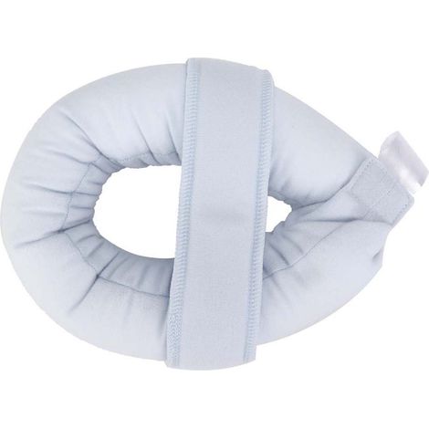 Oreiller anti-escarres ajustable, adapté à la tête, aux poignets et aux jambes (bleu, taille M) (1/5)