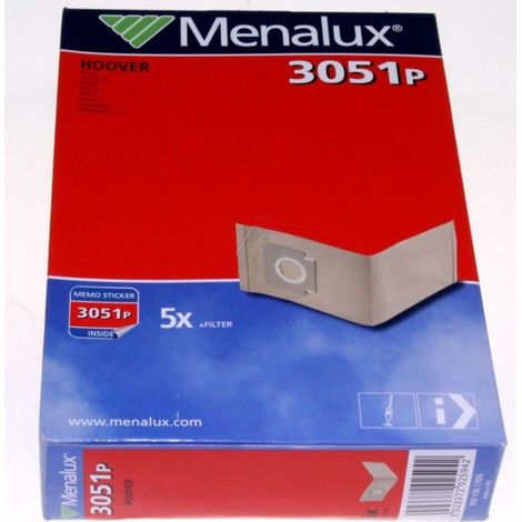Lot de 5 Sacs + filtre pour Aspirateur ELECTROLUX 9001961706