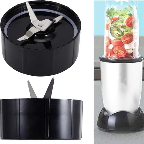 Cuchilla, licuadora de cuchilla cruzada, piezas de repuesto para exprimidor de 250 W, cuchilla de repuesto para exprimidor de licuadora Magic Bullet MB1002 (1/4)