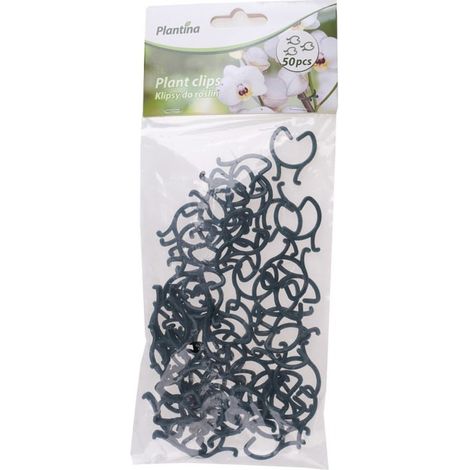 Pinces pour attacher les tiges avec supports, 50 pièces, Plantina