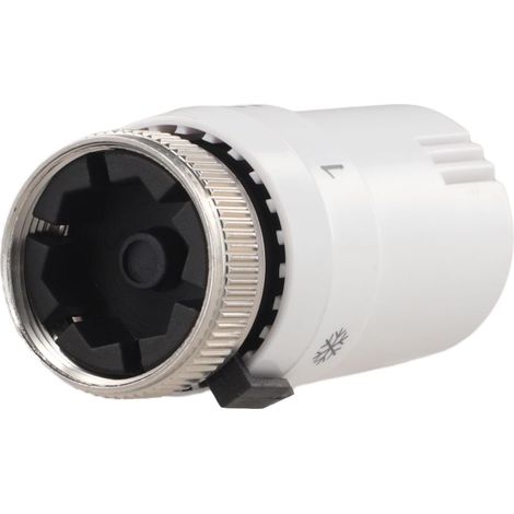 Vanne thermostatique pour radiateur - Valve de régulation de température pour système de chauffage à eau - Valve de réglage TRV avec tête de capteur de température (1/5)