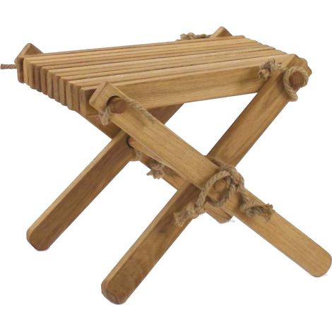 Repose pieds table basse Lilly Chêne (1/4)