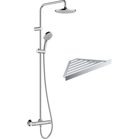 Colonne de douche thermostatique HANSGROHE Vernis Blend 200 EcoSmart chromé