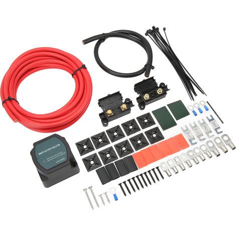 Kit Séparateur de Batterie 12V 140A Double avec Modes Manuel et Auto Relais Tension VSR pour Quad SSV Bateau Camping-Car Van (1/5)