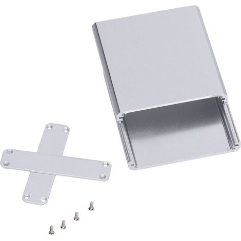 Wasserdichtes Aluminium-Anschlussgehäuse, geteilte Ausführung, für Heimwerker, Silber (1/5)