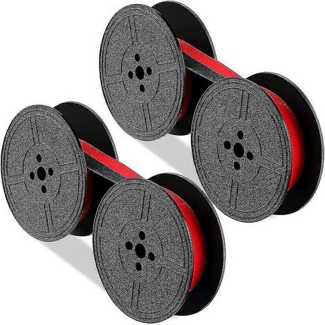 2packpewriter Ruban Bobine de remplacement pour ruban rouge et noir Forpewriter (1/5)
