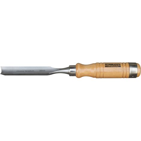 12 mm Zimmermannshohlmeißel mit Holzgriff OUTIFRANCE