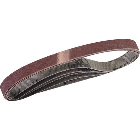 Bandes abrasives, 10 x 330 mm, 5 pcs Grain 120