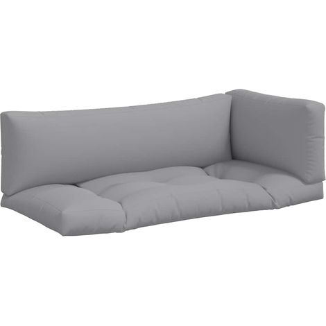 Maison Exclusive - Cuscini per Pallet 3 pz Grigi in Tessuto (1/5)