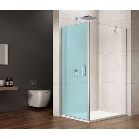 Gelco Loro - Pared lateral de 80 x 200 cm, cristal transparente/cromo GN3580 (1/3)