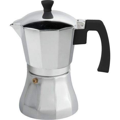 Supreme Induktionskaffeemaschine aus Aluminium für 6 Tassen, grau
