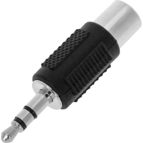 Adaptateur audio RCA femelle pour prise jack 3,5 mm mâle (1/5)