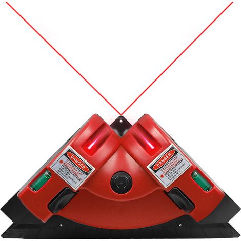 Laying wall tiles 90 degree laser angle line instrument tile right angle ground instrument Tile Tool tile level instrument(Red right angle laser level) (1/5)