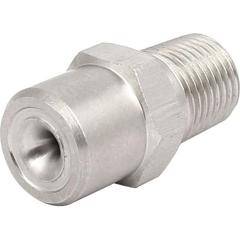 sourcing map Buse de pulvérisation conique complète à angle large pivotant axial en acier inoxydable
