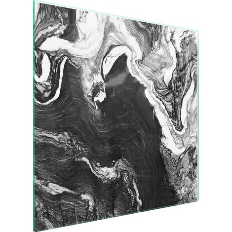 GLASSCHUTZPLATTE FÜR HERD 50x52 MARMOR (1/5)