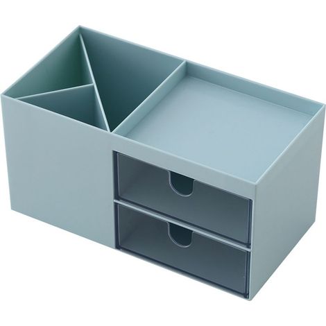 Tiroir de rangement de bureau pour bijoux et cosmétiques, boîte organisatrice en plastique pour accessoires et papeterie. (1/5)