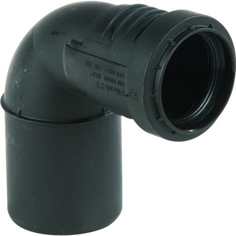 CURVA RIDOTTA 875  ° AD INNESTO IN PP CON GUARNIZIONE SERIE SILENT  EE ¸50 M/40 F   GEBERIT