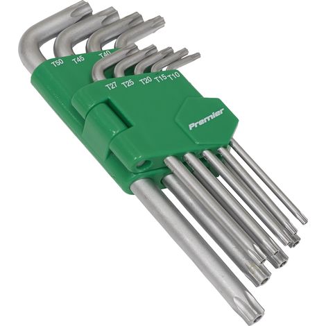 Sealey Premier Long Security TRX-Star Key Set 9pc AK7162