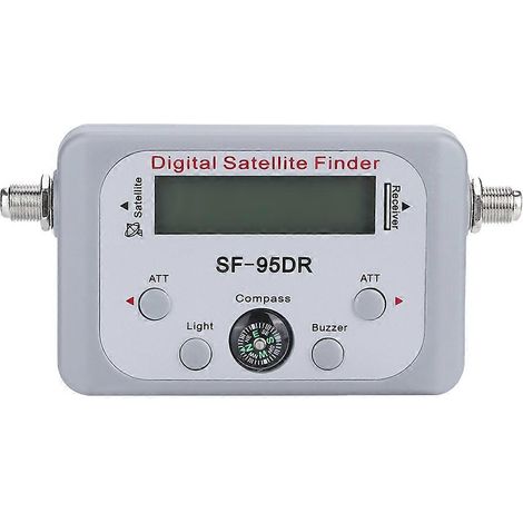 Détecteur de Signal Satellite SF-95DR Compteur Numérique Portatif pour Installation Antenne Parabolique Compatible Récepteur DirecTV Équipement de Test Précision (1/5)