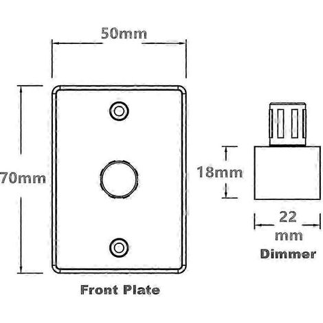 Interruptor regulador de intensidad LED de 12 V CC PWM, controlador de atenuación ajustable para autocaravana, barco, remolque, furgoneta, para luces LED regulables, halógenas e incandescentes SZRH AM