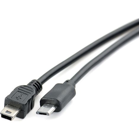 Mini 5p Datenkabel kompatibel mit Canon SLR-Kameras zu Android-Mikrofon (OTG Stecker-Stecker). (1/3)