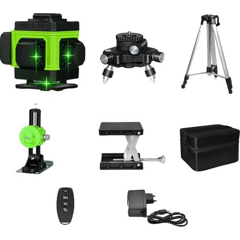 Livella laser, raggio verde, autolivellante, IE12A-BL12-H15 (1/2)
