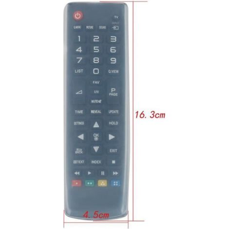 Etui Silicone Télécommande - Étanche Et Antichoc - Pour Télécommandes LG Philips Smart TV LCD - 1 Pièce (1/4)