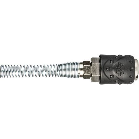 1PZ RACCORDO PER SPIRALI ATTACCO RAPIDO PER COMPRESSORI mis. 8x10 (BL)