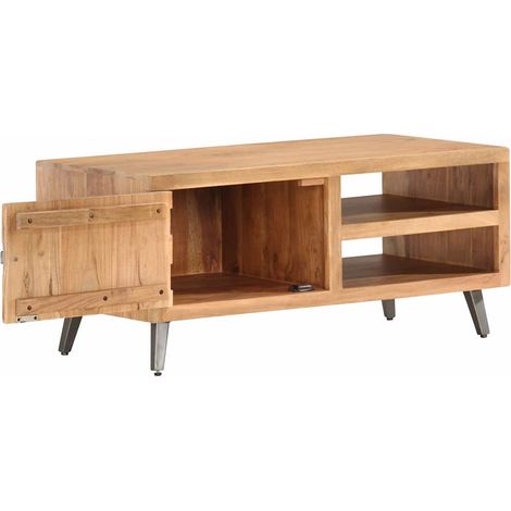 Maison Exclusive - Table basse 90x45x40 cm Bois d'acacia massif (1/5)