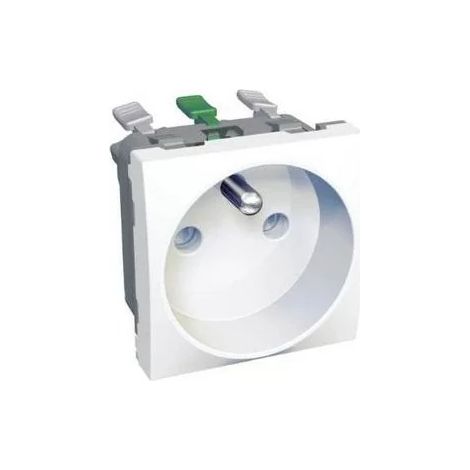 Prise de courant Altira 2P+T 90° connexion rapide blanc polaire (ALB44277)