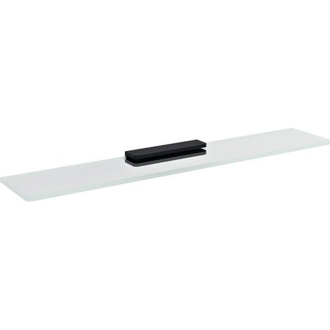Sapho Pirenei - Étagère, longueur 70 cm, verre transparent/noir MY009B-15