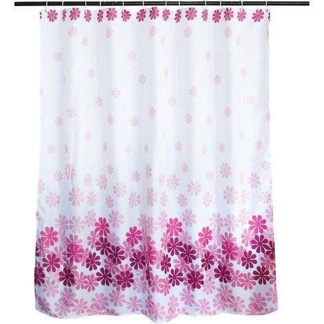 TRADE SHOP - Tenda Doccia Antimuffa Fantasia Impermeabile 180 X 180 Cm Con Anelli Bagno -