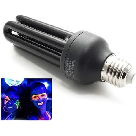 UV Black Light Screw E27, 3U12 Tube Diameter 36WW Suitable for Disco, Party, DJ, Black Light, Neon Light (1/3)