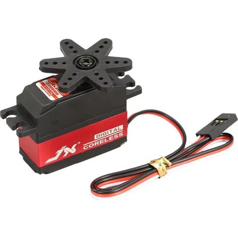 25 g und 6,6 kg Digital-Metallgetriebe-Servomotor mit hohem Drehmoment für funkgesteuerte Automodelle, ferngesteuerte Spielzeuge und Miniaturboote. (1/4)
