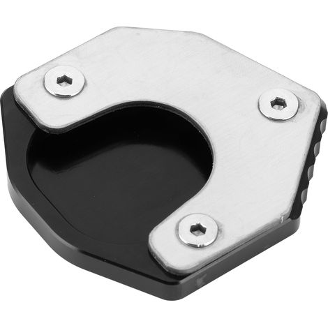 Plaquette agrandie de plaque d'immatriculation KSP-135-BLK pour SUZUKI DRZ400S/E DRZ400SM 2000-2020, support moto noir, protection anti-poussière, kit de montage inclus. (1/5)