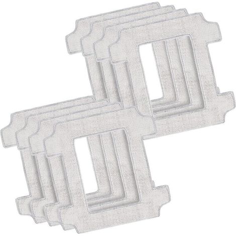 Ecleanfy - 8 Chiffons de rechange Pour Ecovacs winbot W2S / W2S Omni Robot Nettoyeur de vitres avec, nettoyage à sec + humide Reusable Winbot W2S série Robot Nettoyeur de Vitres Accessoires (1/4)