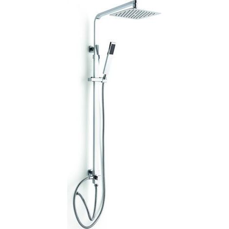 Colonna Doccia Tamanaco Serie Quadro PRETORIA Soffione 20X20 Cromo - CD700173PR (1/2)