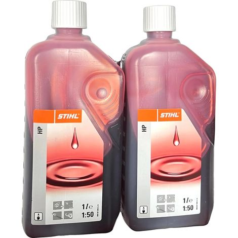 Huile pour moteur 2 temps, huile minérale, volume de 2 litres, compatible avec les moteurs 2 temps, excellente lubrification, réduit la carbonisation (1/3)