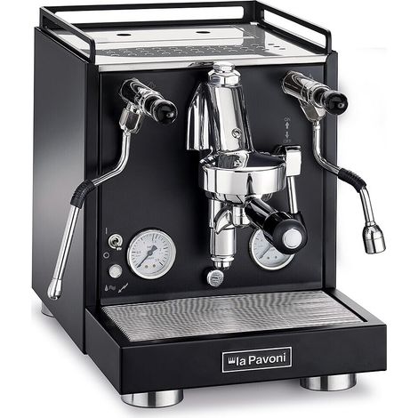 La Pavoni LPSCVB01EU, Macchina da caffè semi-professionale Cellini Evolution, tappetino nero