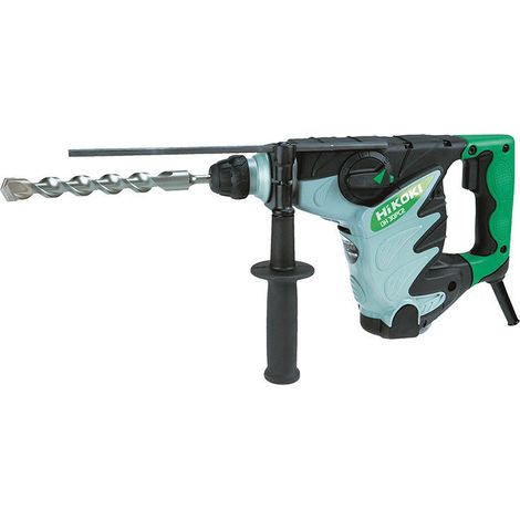 Hikoki – Perforateur burineur 30 mm SDS – Puissance 850 W – Force de percussion 5.4 Joules – Vitesse 0-850 tr/min – Pour béton armé (1/2)