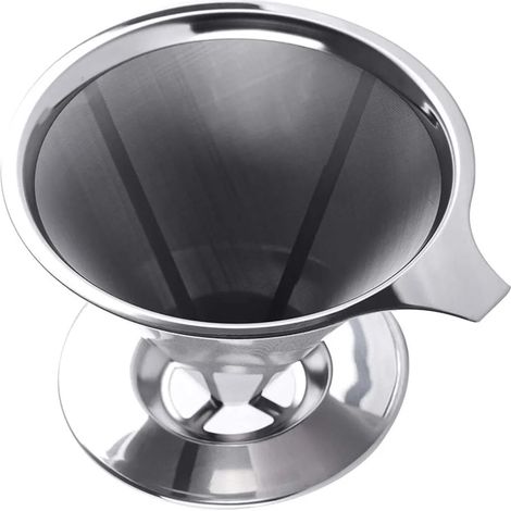 Edelstahl Wiederverwendbare Kaffee Filter, zum Aufbrühen für bis zu 4 Tassen