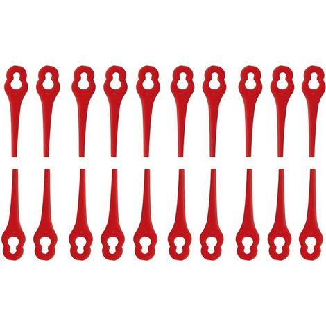IKRA lame in nylon 15130190, set da 20 pezzi, adatte per tagliabordi IART 2520, IAT 20-1M, ICGT 2025 & IART 1224 (1/5)