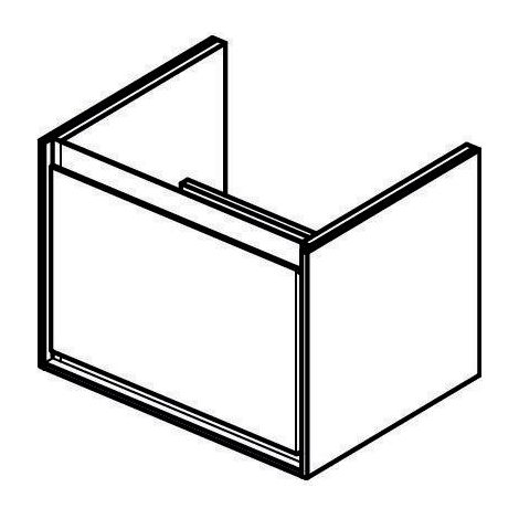 Armoire connectée WT-USchrank Connect Air Cube, 1 unité, 530x409x400 mm, Noyer et noir mat
