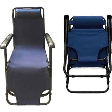 SDRAIO RICHIUDIBILE CON BRACCIOLI 153x60x80h cm - Colore Blu