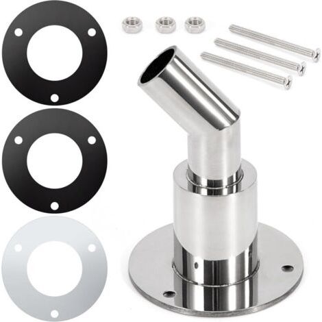 BUNTHAUS Raccord de Échappement Chauffage Diesel 22mm D'échappement Traversant la Coque en Inoxydable pour Chauffage de Stationnement Diesel Bateau Voiture