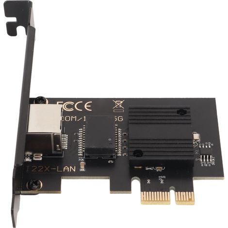 tarjeta de red PCIe, velocidad de 5 Gbps, aleación de aluminio, conectores chapados en oro, para juegos de servidor y de escritorio. (1/5)