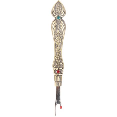 Descosedor de aleación, de estilo retro adornado con pedrería para coser y bordar.